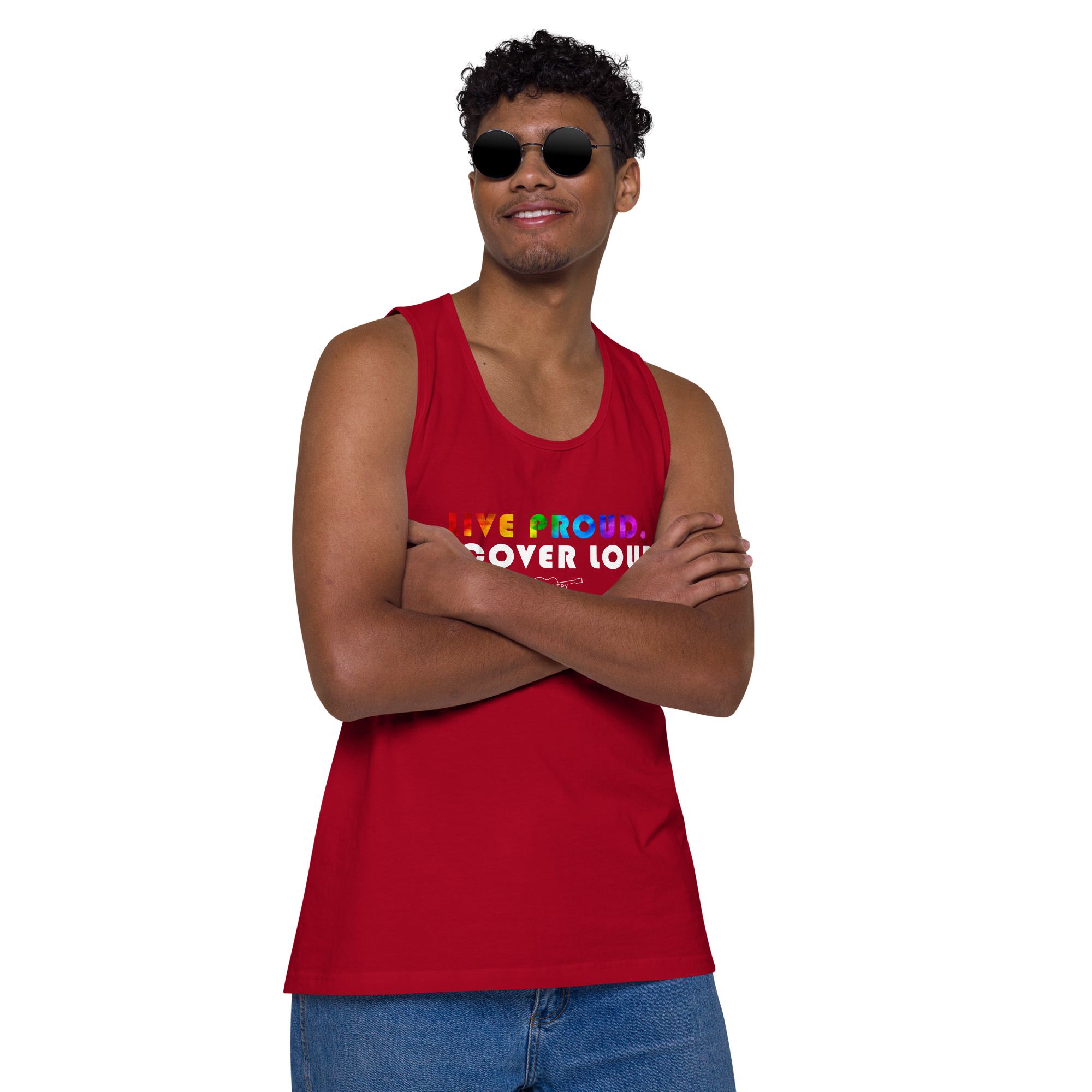 Live Proud, Recover Loud Tank Top : Pride 2023 - Empowered Shoppe